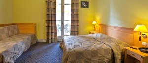 Chambre double Hôtel le Bourbon Pau