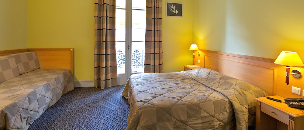 Chambre double Hôtel le Bourbon Pau